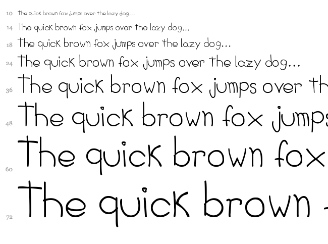 Diego Hands font waterfall